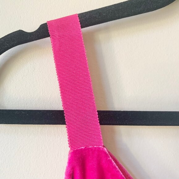 NWT J. Crew Drapey Velvet Camisole Tank Top, Bright Berry, Small (Fits Medium) - Picture 6 of 10